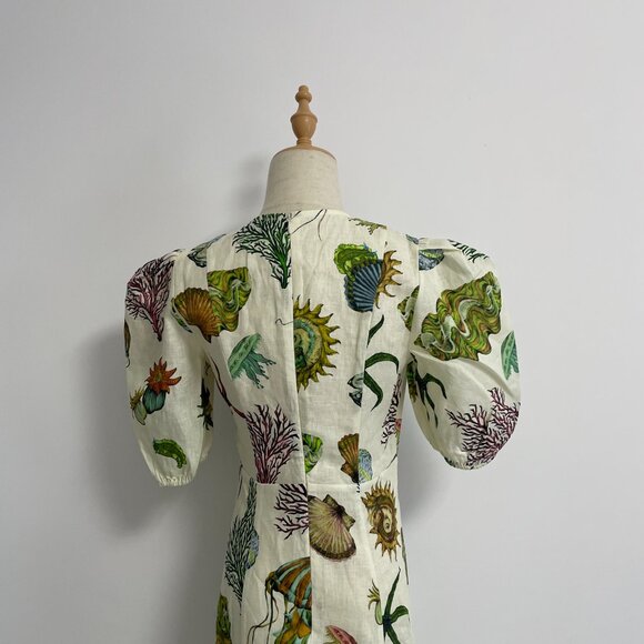 ALEMAIS Shell Fish Flared Dress - Picture 12 of 16